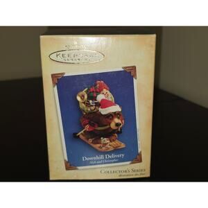 GENUINE 2004 Hallmark Keepsake Ornament‎ Downhill Delivery 1st in the Series NIB